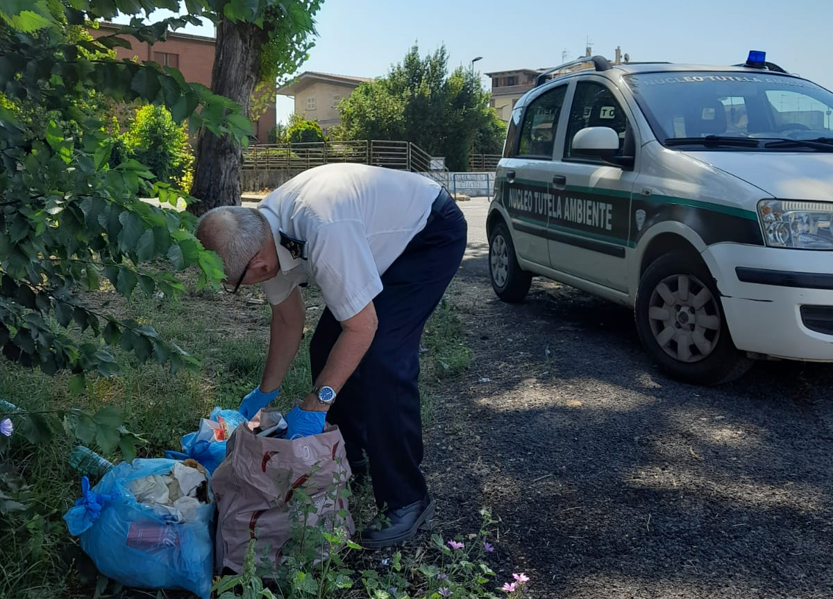 Controlli discariche abusive FEDRA ETS-Nucleo Tutela Ambiente Guidonia Montecelio
