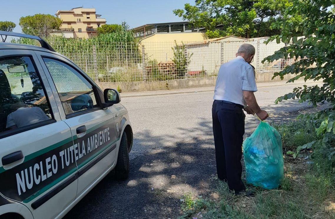 Controlli discariche abusive FEDRA ETS-Nucleo Tutela Ambiente Guidonia Montecelio