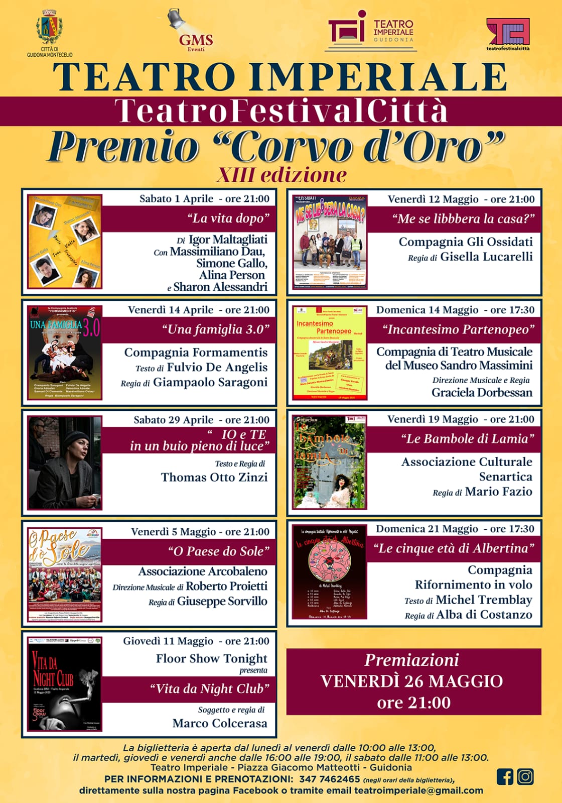 Programma TeatroFestivalCittà 2023