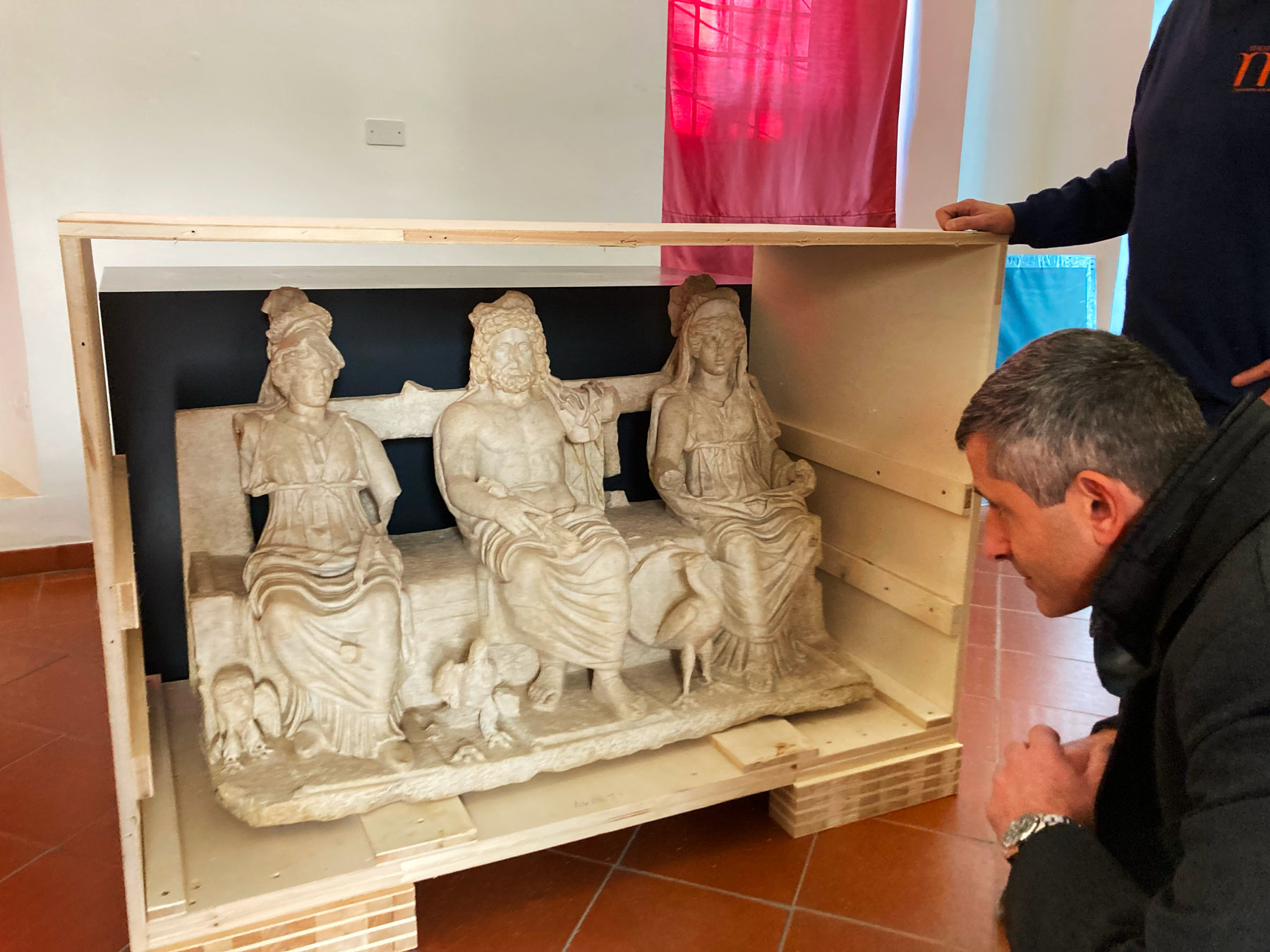 Il ritorno della Triade Capitolina al Museo archeologico Rodolfo Lanciani