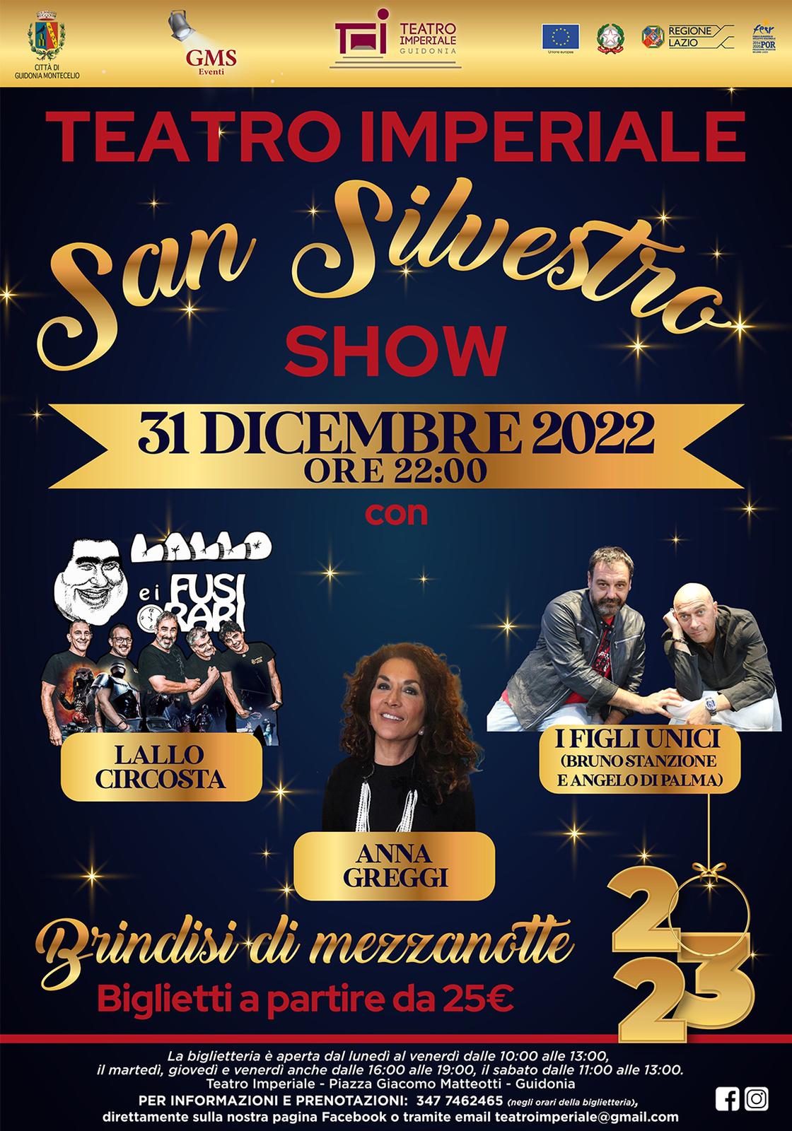 Capodanno Teatro Imperiale Guidonia